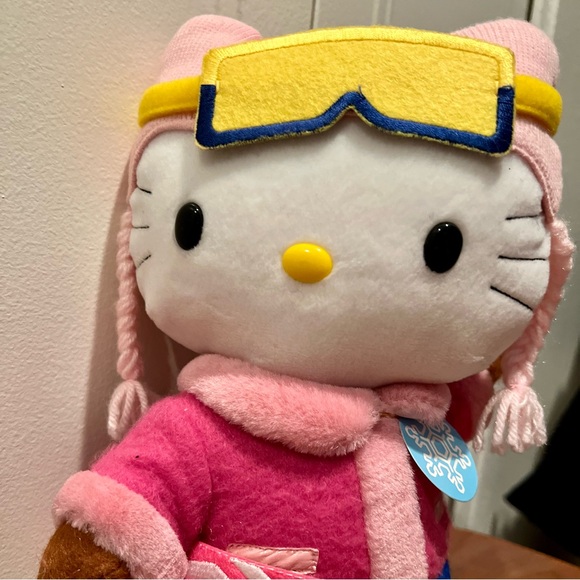 Vintage Rare Hello Kitty Snowboarder Plush - Picture 4 of 6